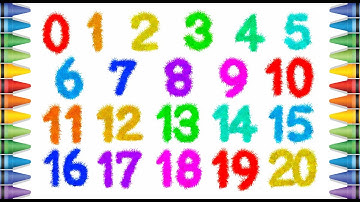 [숫자 놀이] 유아와 아이들을 위한 숫자 0부터 20까지 쓰기 | Write number 0 to 20 | Learn numbers | abcd | a for apple