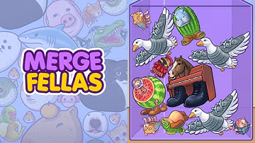 BRAINROT: MERGE FELLAS Compilation I Suika Game Gameplay Walkthrough Reaching Max Level! Part13