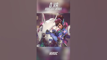 D.Va All Highlight Intros | Overwatch 2