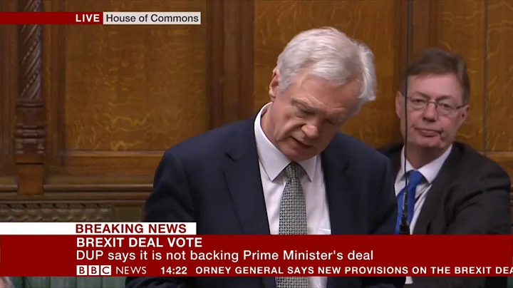 David Davis MP at the EU Withdrawal Agreement Debate