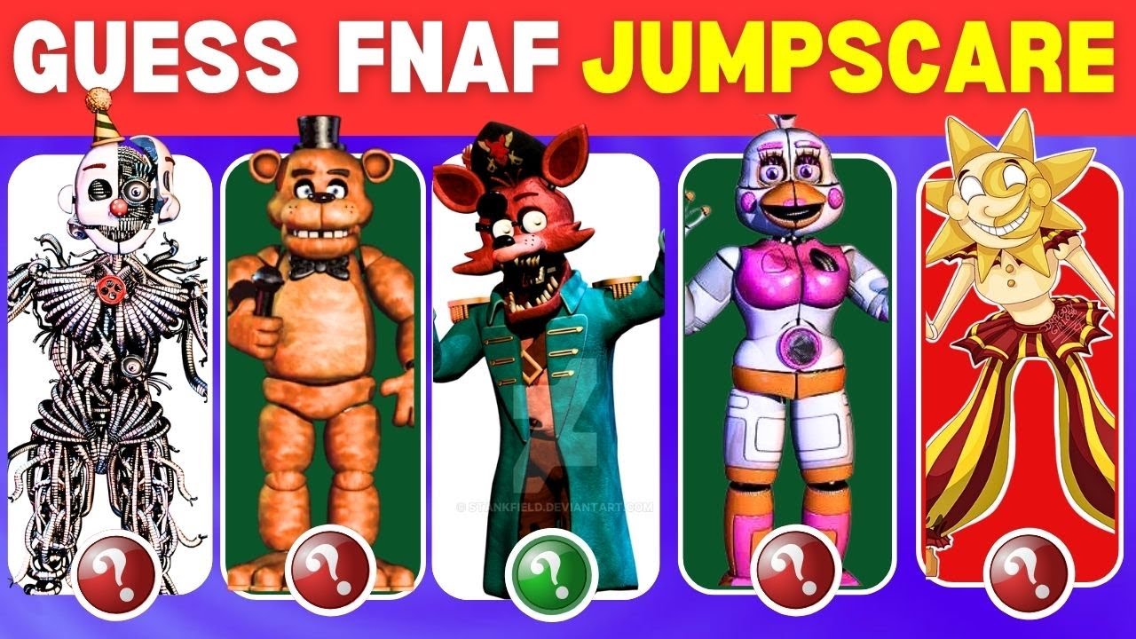 Guess The FNAF Character by Their Jumpscare - Fnaf Quiz | Five Nights ...