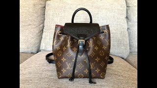 LV Backpack | Montsouris BB | Black | Louis Vuitton Unboxing | 2020 Fall New Release | Toiletry 19