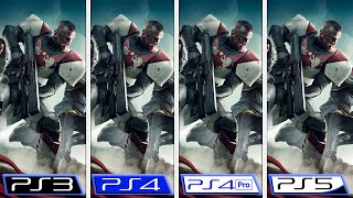 DESTINY 2 | PS5 - PS4 Pro - PS4 - PS3 (D1) | Graphics & FPS Comparison