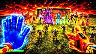 SERIOUS SAM ARMY VS POPPY PLAYTIME @nocrowbar and @MrDocDocov COOP ESCAPE AT THE FLATGRASS