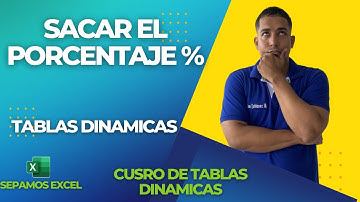 Como sacar el porcentaje en las Tablas Dinamicas en Excel Cap 10 #sepamosexcel #tablasdinamicas