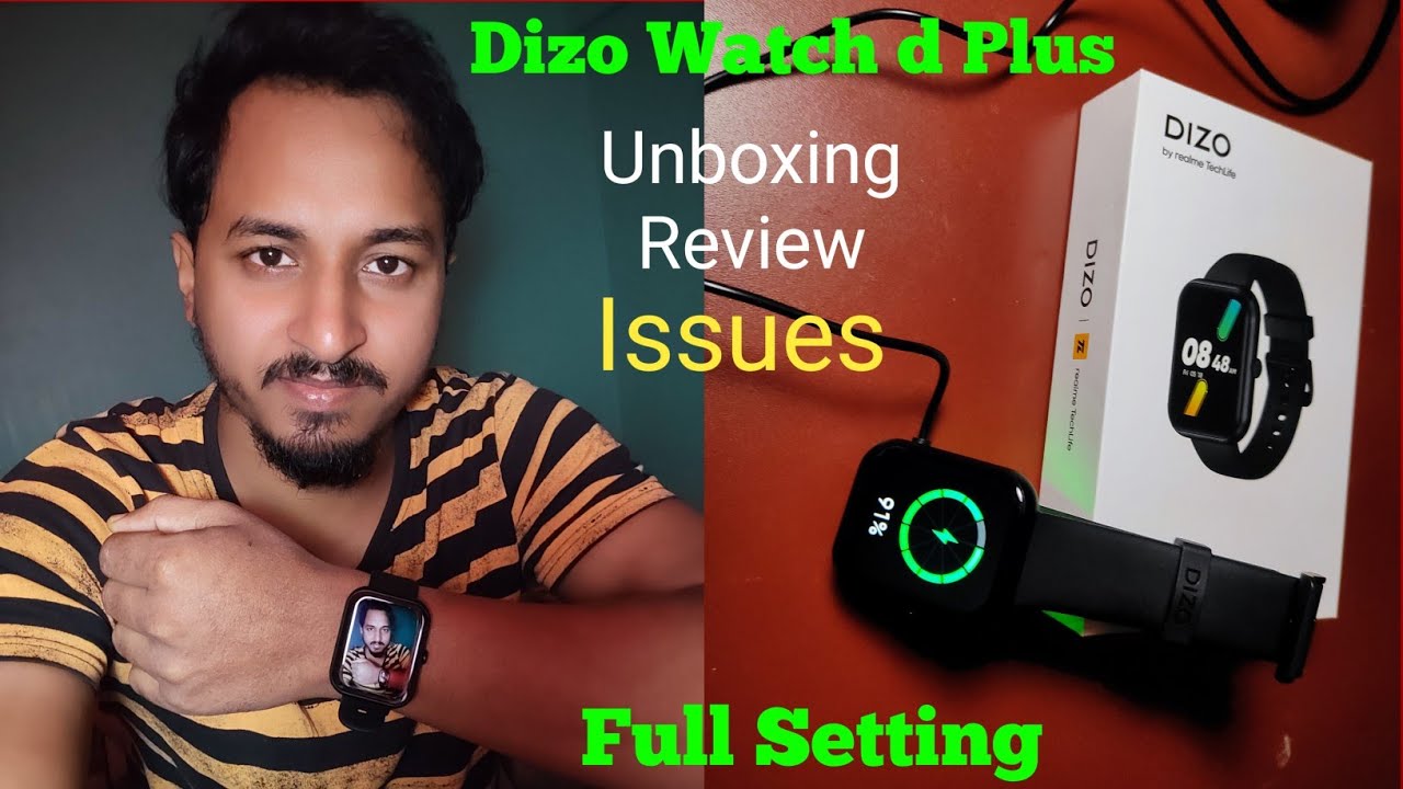 Dizo Watch D Plus | smart watch heart rate accuracy | Smart watch time set