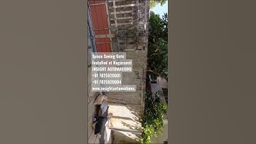 Space Saving Curved Sliding gate #insightautomations #slidingfoldinggate #shorts