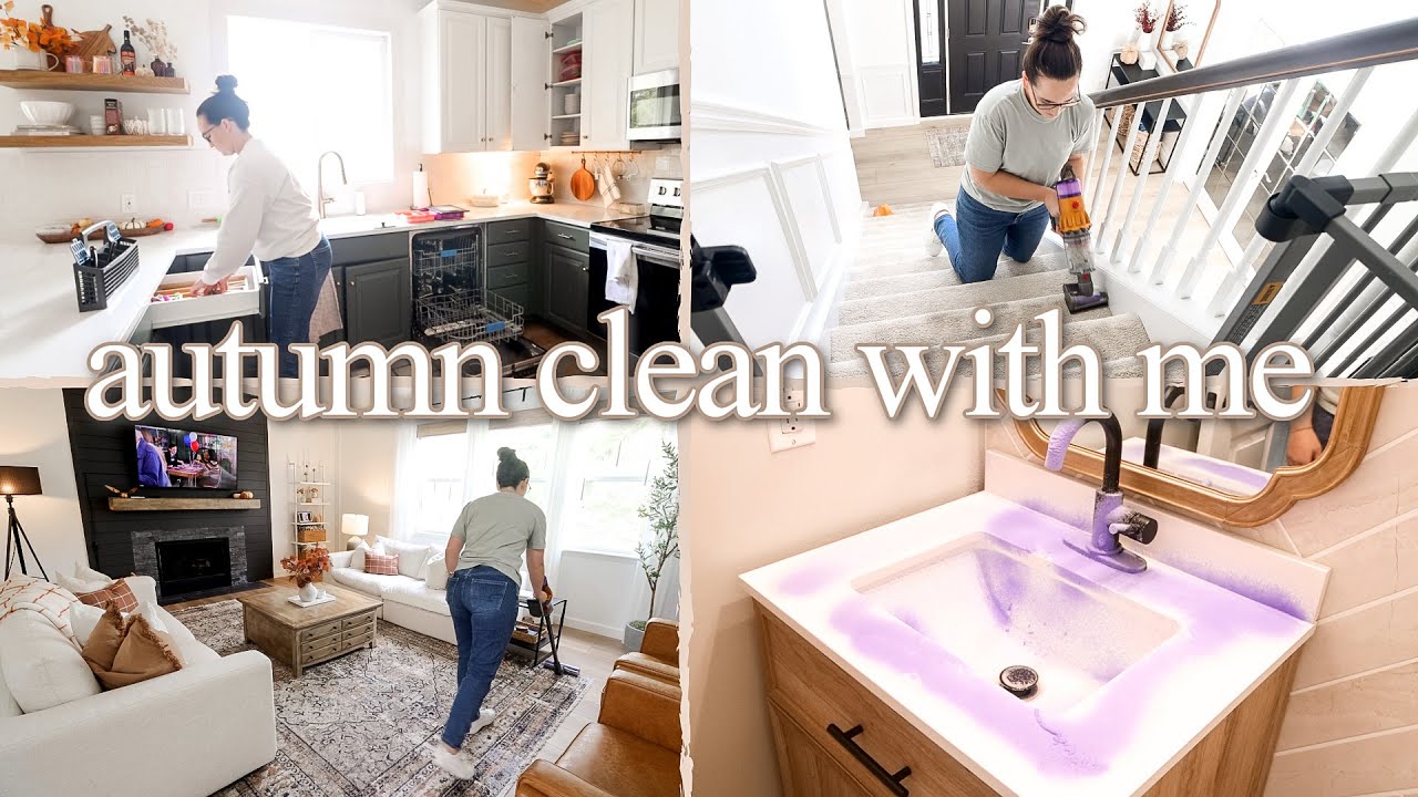 WHOLE HOUSE AUTUMN CLEAN WITH ME | extreme cleaning motivation 2023 ...