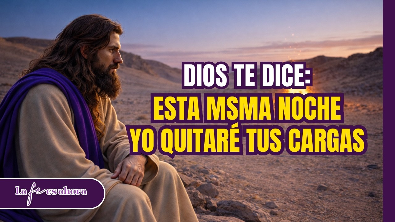 HOY DIOS QUITA TUS CARGAS, DORMIRÁS TRANQUILO ESTA NOCHE | Dios es bueno