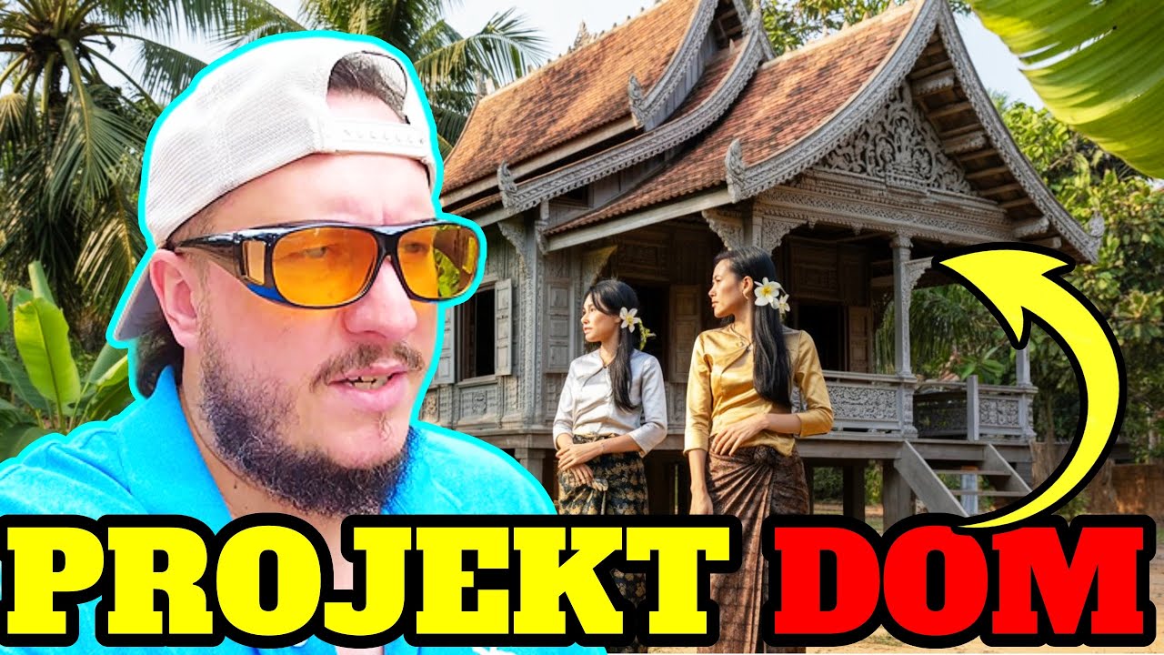 Zamieszkałem wśród KAMBODŻAN. Zaczynam REMONT domu. Siem Reap. Kambodża.
