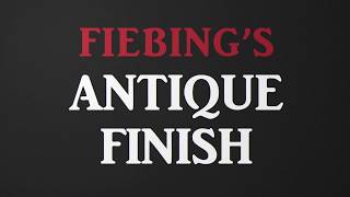 Vídeo: Antique finish Fiebing's 4oz (118 ml)