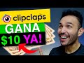 🤑  ClipClaps: 3 Trucos REALES para Ganar Dinero Paypal 🟣  Regalo 10$