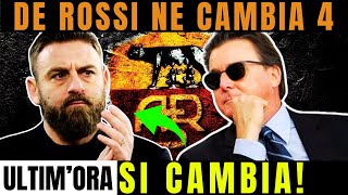 DE ROSSI RIVOLUZIONA LA ROMA: SUBITO 4 COLPI