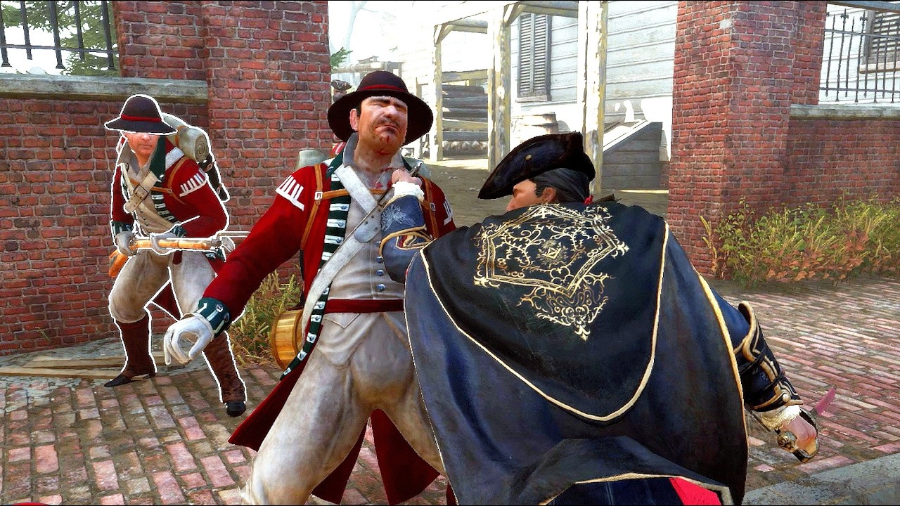 Assassin's Creed 3 Remastered Master Templar Sword Combat & Exploration with Haytham Kenway