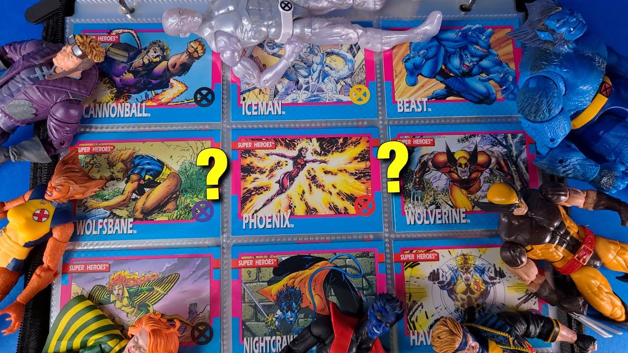 Marvel Jim Lee X-Men 1992 Trading Cards and Hasbro Marvel Legends