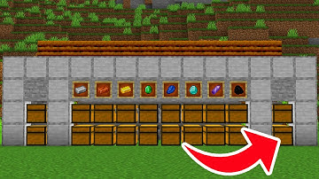 Minecraft Storage System with Automatic Sorting 1.21.10+ - BEST DESIGN