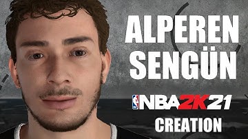 NBA 2K21 ✪ Alperen Şengün | NBA Draft Prospect 2021 from Beşiktaş Istanbul // Player Face Creation
