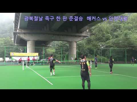 광복절날 족구 한 판  준결승  40대부 [해커스 vs <strong>안양대왕</strong>]