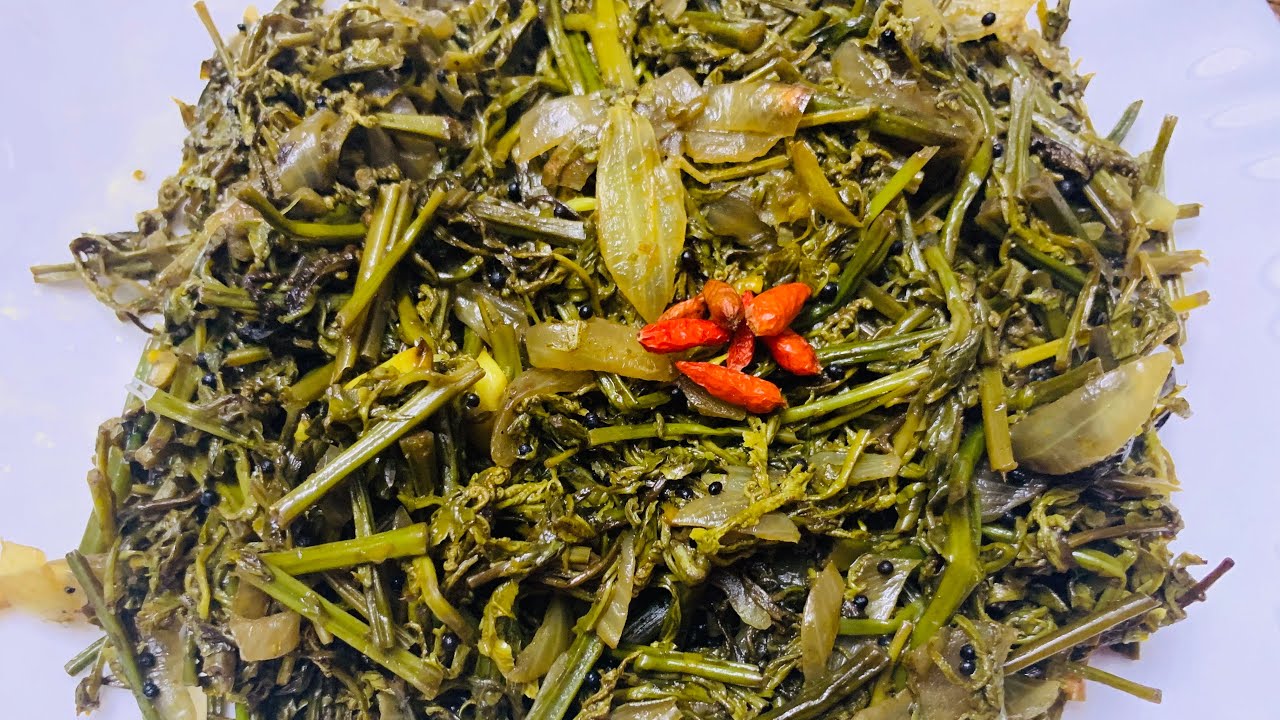 Therme thoppuTherme Soppu Palya in Kannada/ Fiddlehead Fern Fry