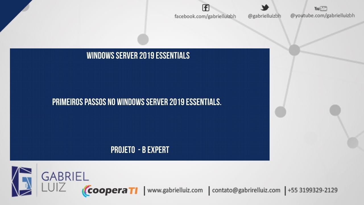 Primeiros Passos no Windows Server 2019 Essentials - YouTube