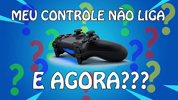 O que fazer se o controle do PS4 não liga?