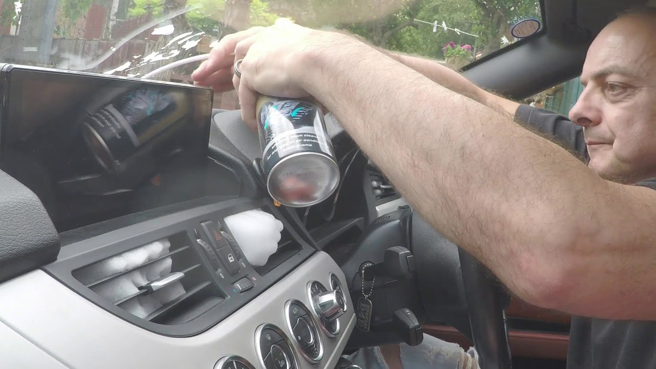 BMW E89 Air Con Cleaning - YouTube