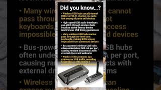 Wireless USB hub facts: bandwidth limits, power issues, latency and hidden security risks
