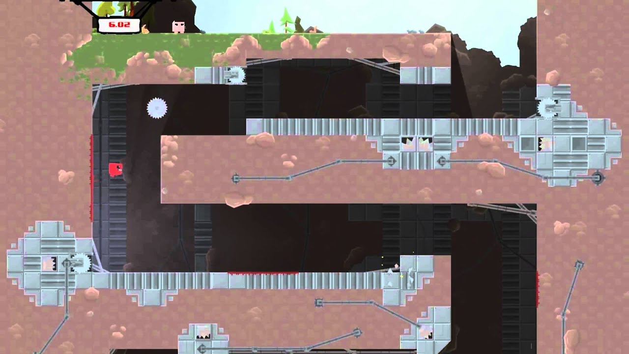 Super Meat Boy No Death Errungenschaft (Forest) YouTube