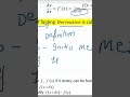 Derivative of function