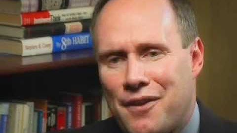 Stephen M R Covey Discusses Careers and Trust