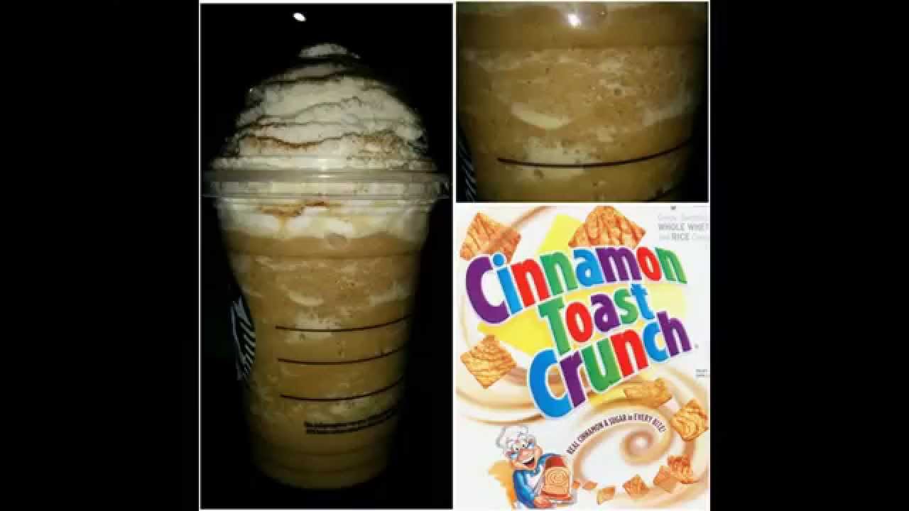 Cinnamon toast crunch frappuccino starbucks