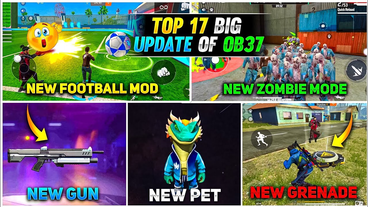Top 17 Big Changes Of OB37 Updates Of Free Fire Battleground | Ob37 के कुछ ऐसी Update जो अजीब है |