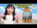 Tas cinnamoroll kebakaran  samantha sedih sampai nangis kejer bikin semua orang panik kebingungan