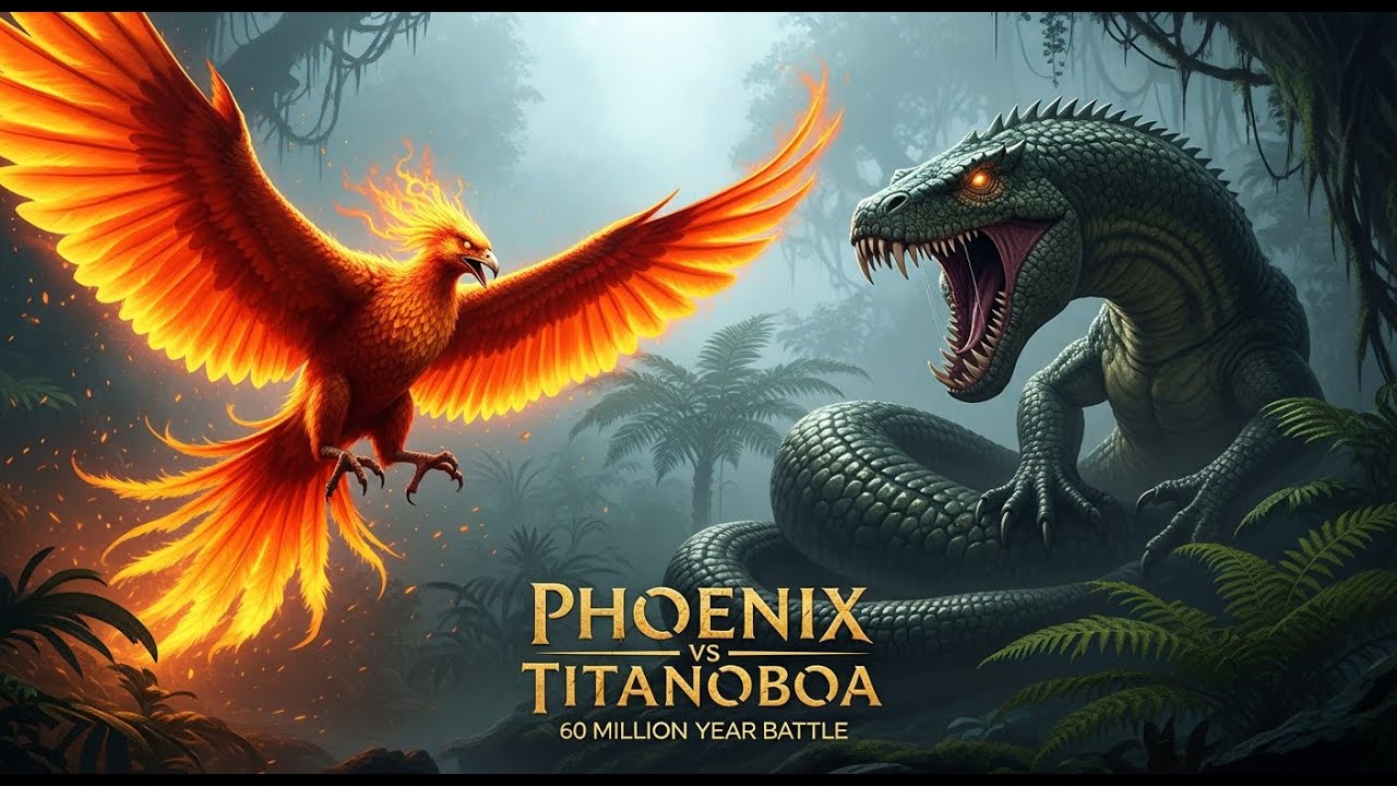 The Secret History of Fire Phoenix vs Titanoboa: A 60-Million-Year Battle for the Jungle’s Throne