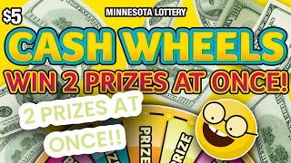 💰CASH WHEELS / 2 PRIZES AT ONCE 😳 / MN LOTTERY 💰