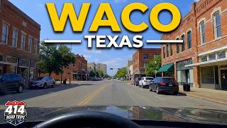 4K Driving in Waco, Texas | Brazos River City, Downtown & Central Texas Drive