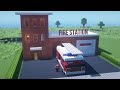 Minecraft fire station - how to build