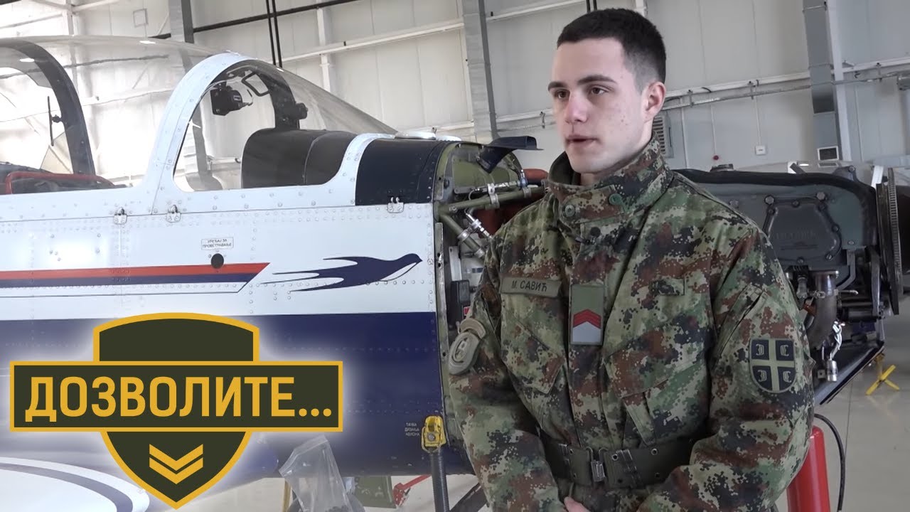 Emisija Dozvolite: Budući vazduhoplovni tehničari Vojske Srbije
