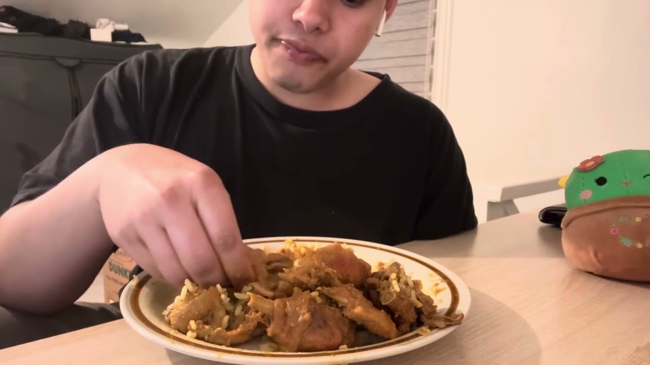 Indian Chicken Curry Mukbang ASMR