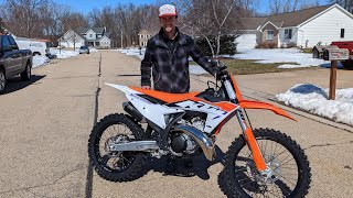 2023 KTM Air Filter Removal