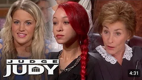 Judge Judy Throws Man’s New Girlfriend Out of Court!