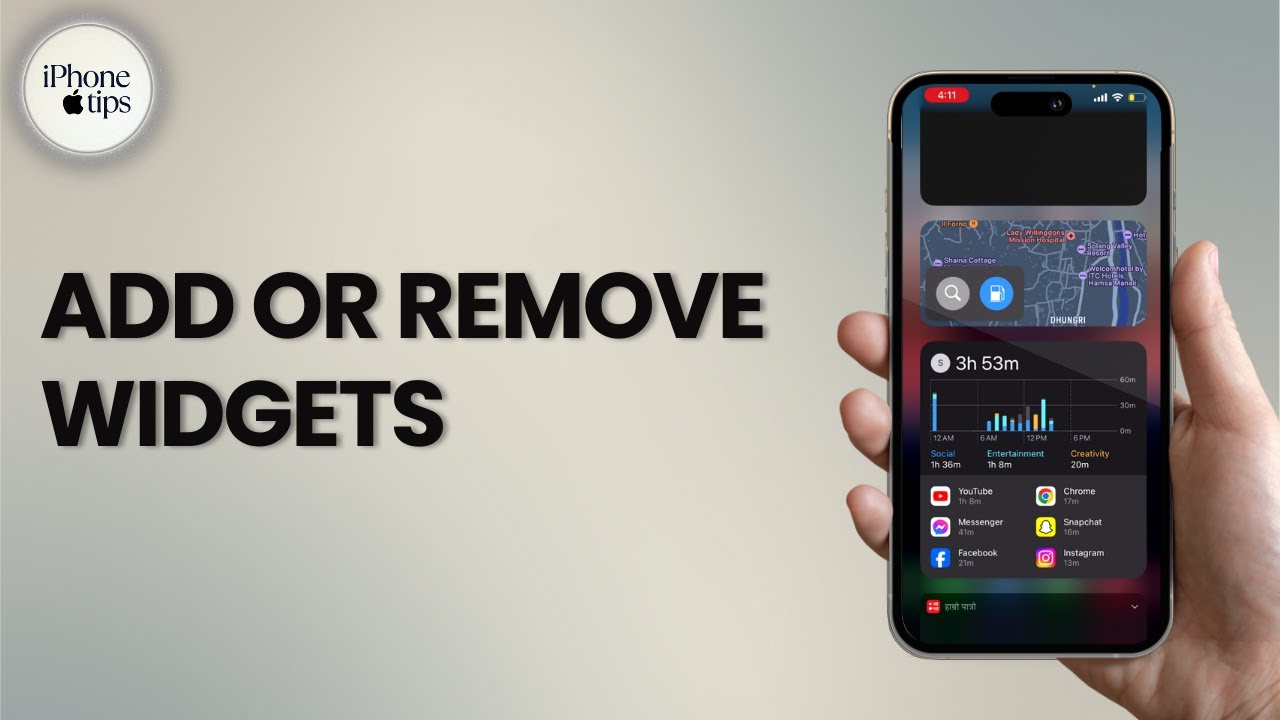 Add or Remove Widgets on iPhone
