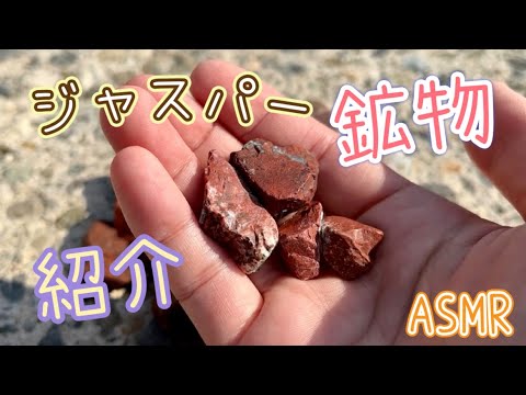 【ASMR】採集してきたレッドジャスパー達を紹介する /テロップ付き【鉱物紹介】