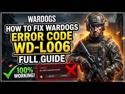 How To Fix WARDOGS Error Code WD-L006 | Full Guide