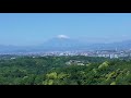 鎌倉　建長寺　勝上献展望台からの相模湾一望