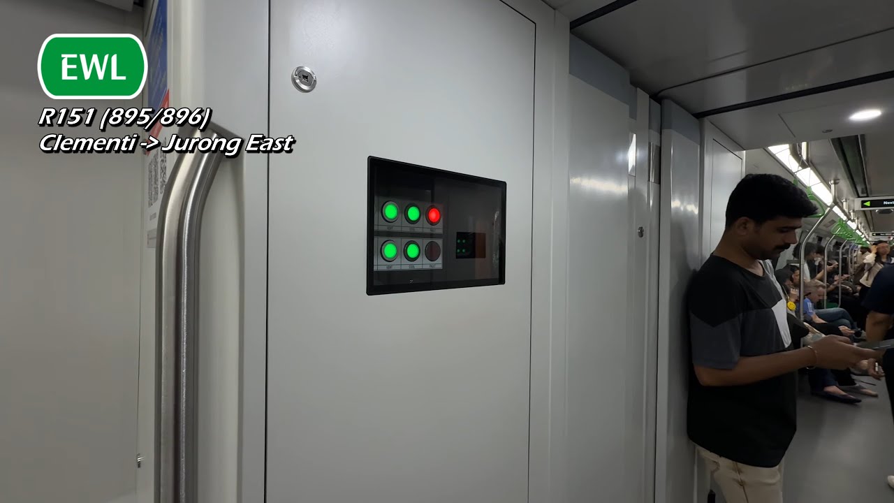 (A/C fault) SMRT - ALS R151 (895/896) (Clementi » Jurong East)