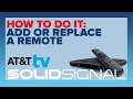How to replace or add an AT&T TV Remote