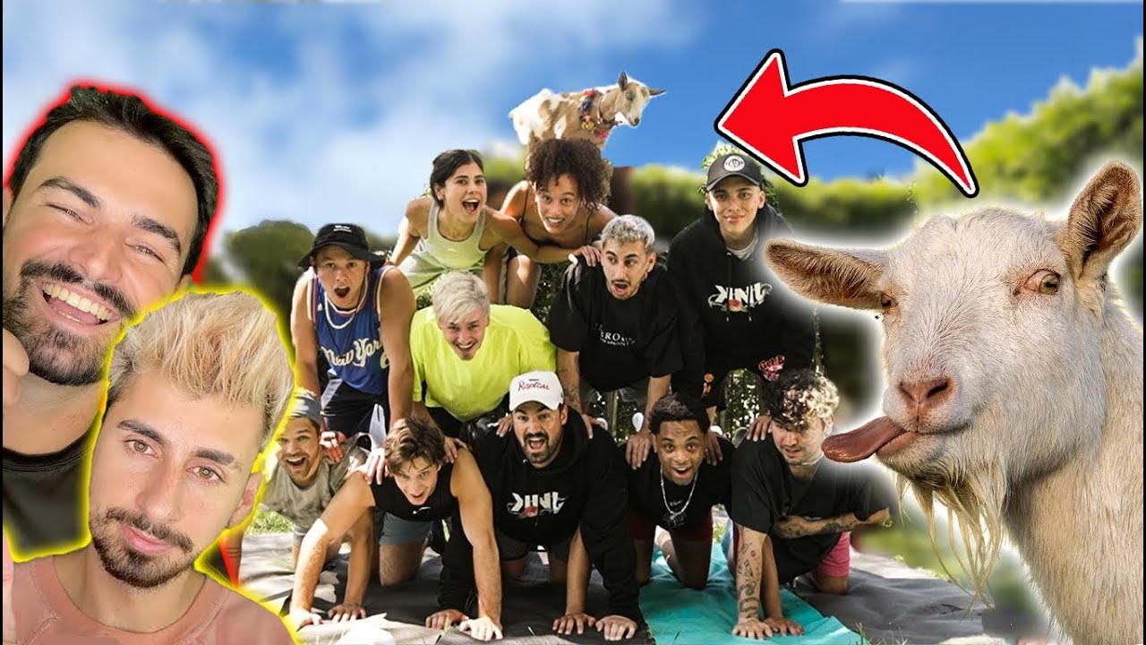 SURPRISING BEST FRIENDS W/ GOAT YOGA CHALLENGE