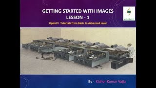 OpenCV3 - Getting Started with Images from aiRobott