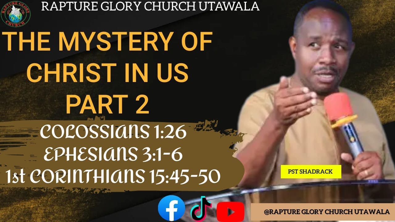 THE MYSTERY OF CHRIST IN US PART 2 - YouTube